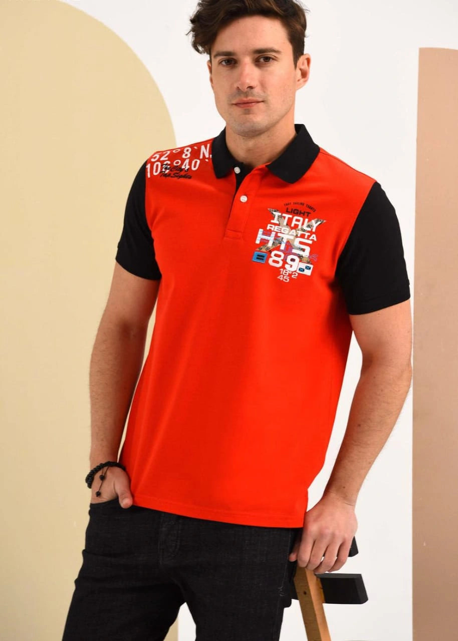 T-Shirt polo Printed A