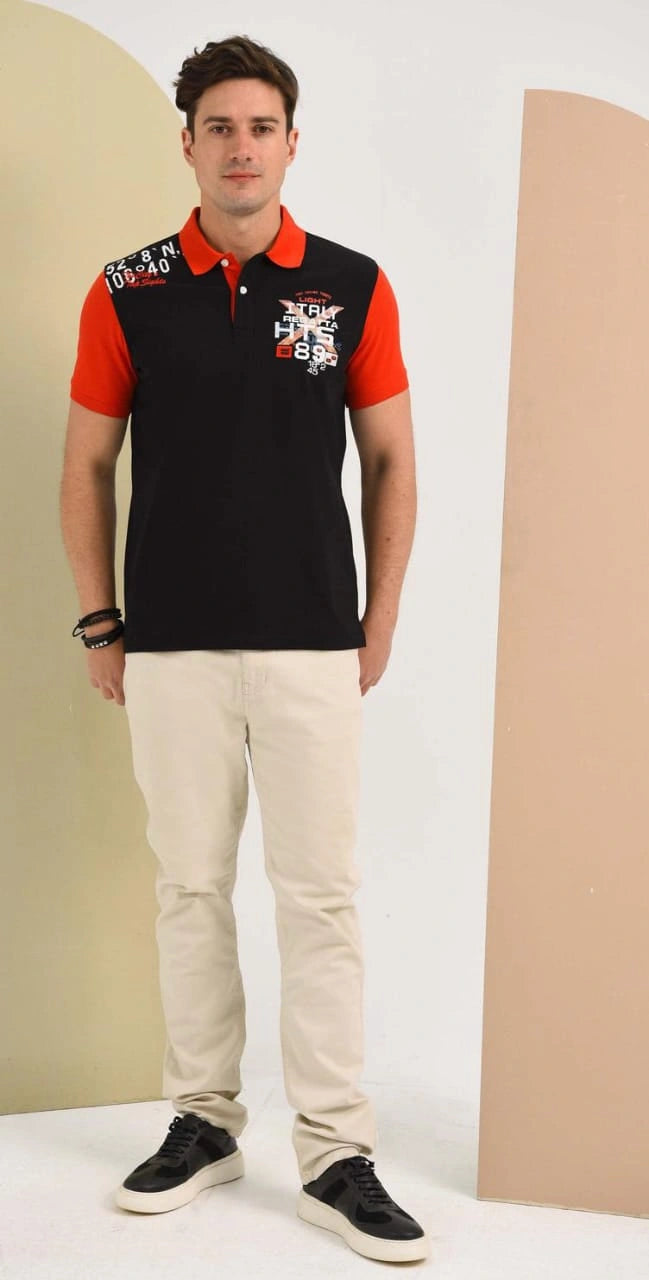T-Shirt polo Printed A