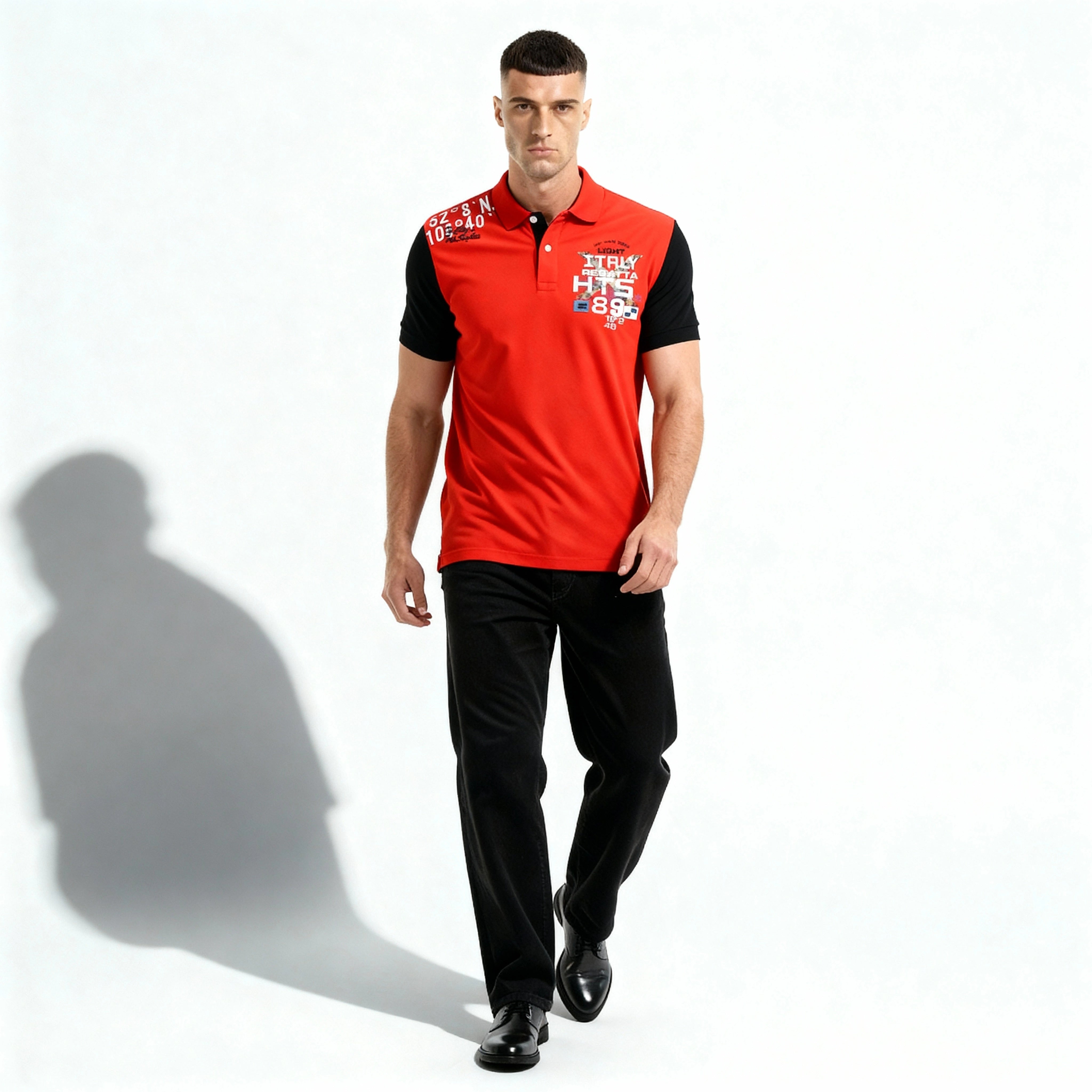 T-Shirt polo Printed A