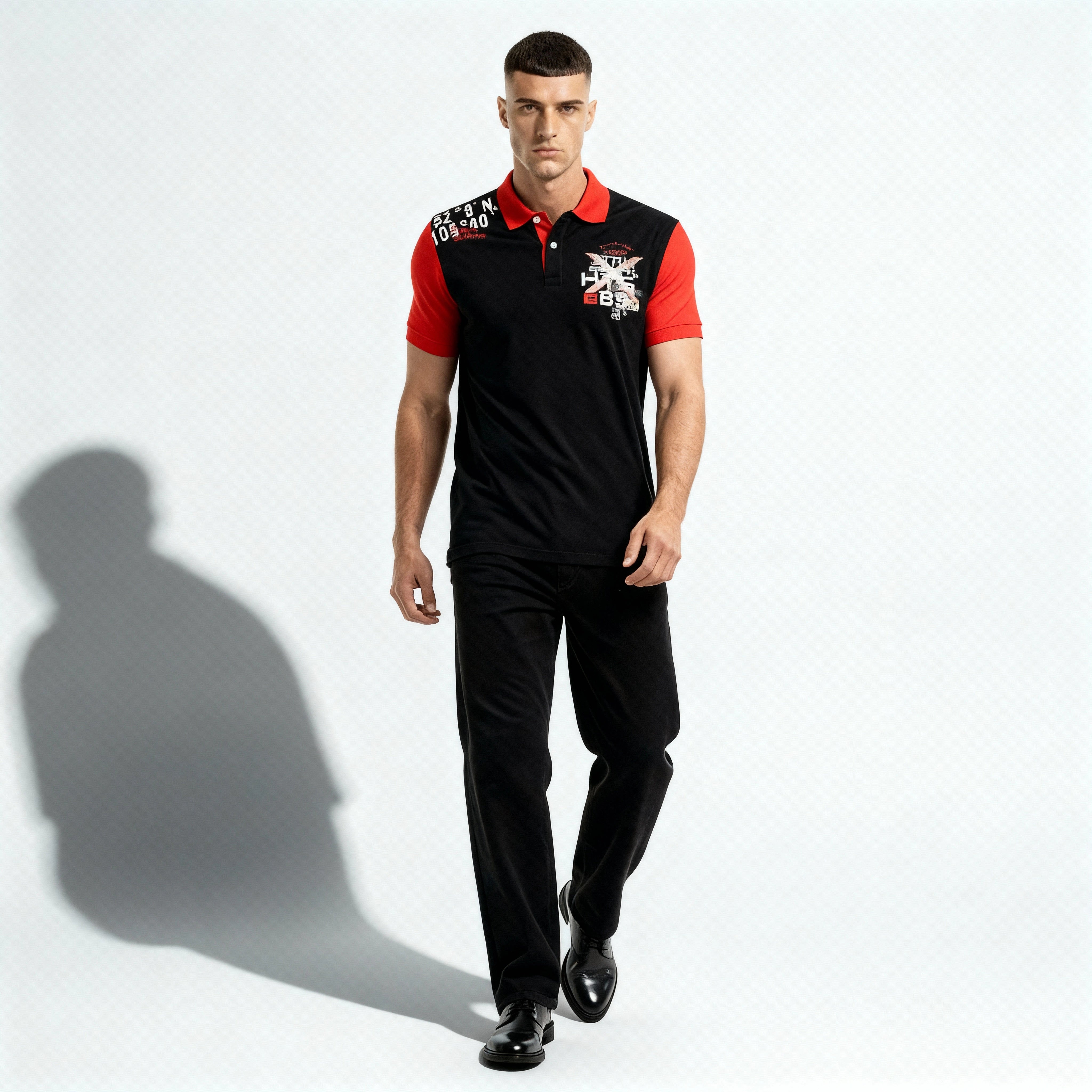T-Shirt polo Printed A